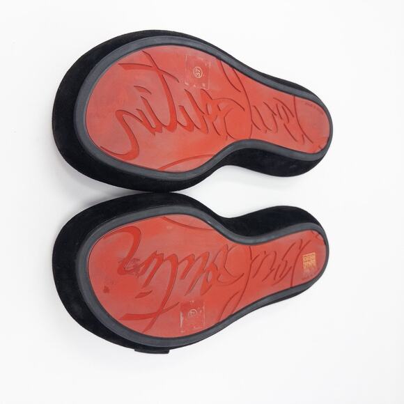 Christian Louboutin Matriciasummer Flats Slides Mules Black 37 EU - Picture 6 of 6